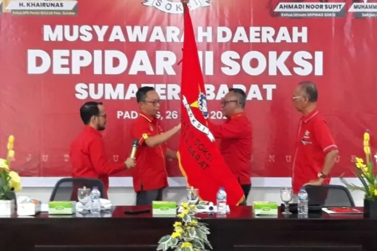 Peserta Musda Depidar III Soksi Sumbar telah menetapkan Yofialdi sebagai ketua untuk periode 2025-2030. (Foto: Ist)