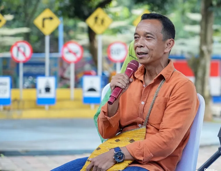 Wakil Presiden Partai Buruh, Ilhamsyah Boing. (f/korlantas polri)