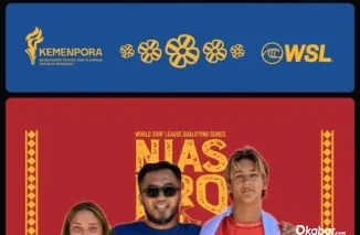 Dylan sukses meraih gelar juara dunia di kategori 'Men's Shortboard',  Kya Sukses finis di posisi 'equal third' (Ist)