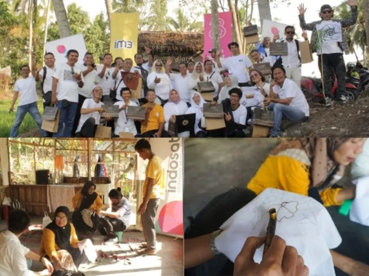 Indosat Dukung Digitalisasi UMKM Batik dan Produk Lokal di Solok (Foto: Dok. Humas Indosat)
