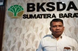 Kepala Balai Konservasi Sumber Daya Alam (BKSDA) Provinsi Sumbar Hartono saat diwawancarai di Padang, Rabu (2/7/2025). ANTARA/Fandi Yogari