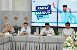 Wakil Wali Kota Padang Maigus Nasir saat membuka kegiatan Capacity Building Tim Pengendalian Inflasi Daerah (TPID) Kota Padang yang digelar di Gedung Putih. (Ist)