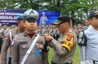 Pelaksanaan Apel Pasukan dalam rangka Operasi Patuh Singgalang Tahun 2025 di halaman Polda Sumbar. (Ist)