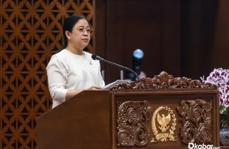 Ketua DPR RI Puan Maharani saat menanggapi pernyataan Prabowo Subianto tentang hubungan PDIP dan Gerindra di Gedung DPR, Senayan, Jakarta, Kamis (24/7/2025). (Foto: Ist)