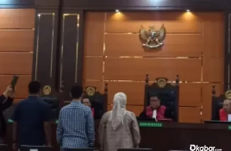 Sidang kasus dugaan korupsi penyalahgunaan Kredit Usaha Rakyat (KUR) periode 2022--2023,di Pengadilan Tindak Pidana Korupsi (Tipikor) pada Pengadilan Negeri Kelas IA Padang. (DI)