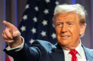Presiden Amerika Serikat (AS), Donald Trump, mengumumkan tarif impor sebesar 19% untuk Indonesia. (Getty Images)