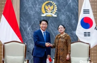 Ketua DPR RI Puan Maharani menerima Delegasi Utusan Khusus Presiden Korea di Gedung DPR RI, Jakarta. (Foto: Ist)