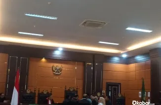 Sidang kasus dugaan korupsi penyalahgunaan Kredit Usaha Rakyat (KUR) periode 2022--2023,di Pengadilan Tindak Pidana Korupsi (Tipikor) pada Pengadilan Negeri Kelas IA Padang. (DI)