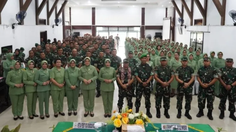 Danrem 032/Wirabraja Kunjungi Kodim Solok, Perkuat Sinergi dan Profesionalisme Prajurit