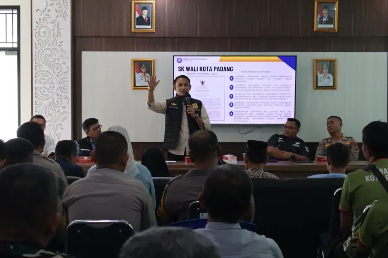 Dubalang Kota Mulai Bergerak, Satpol PP Padang Gelar Rapat Koordinasi di Kecamatan Padang Timur