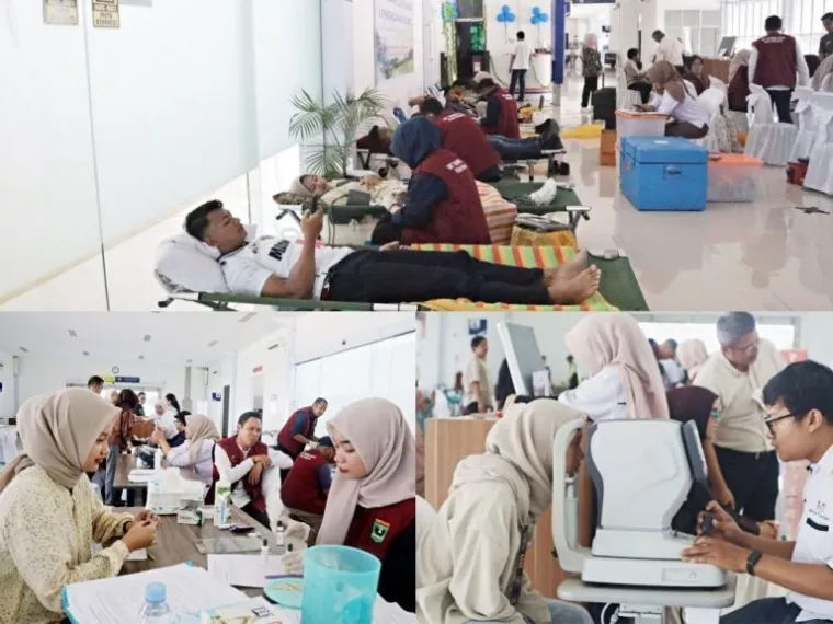 HUT ke-80, KAI Divre II Sumbar Gelar Donor Darah, Mini MCU, dan Pemeriksaan Mata Gratis