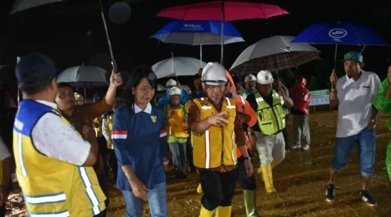 Proyek Normalisasi Sungai Batang Kandis Digenjot
