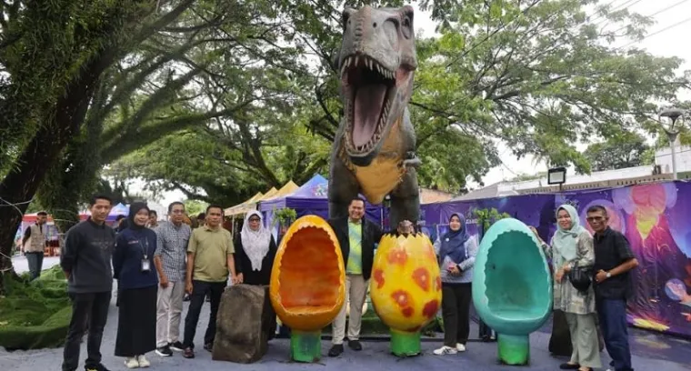 Wali Kota Pariaman Resmikan Wahana Dino Planet, Tambah Destinasi Wisata Edukatif