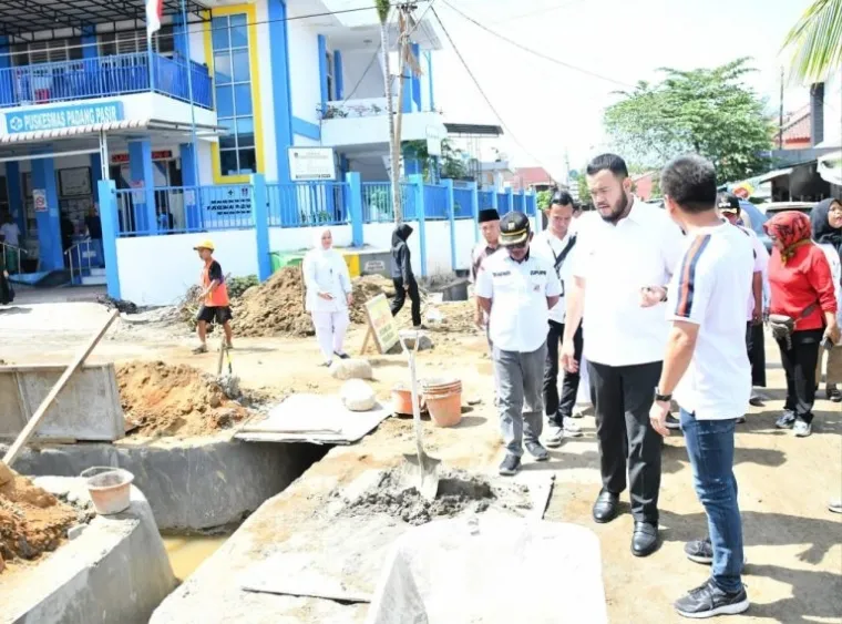 Proyek Drainase Padang Pasir Ditargetkan Selesai dalam 90 Hari