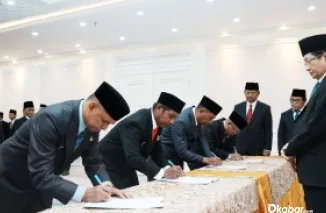 Prosesi Pelantikan Kepala Kemenag Sumbar. (Dok. Ist)