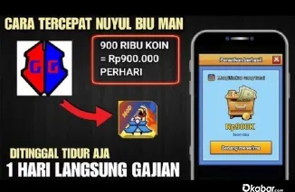 Ilustrasi aplikasi penghasil saldo DANA Gratis 2025. (Foto: kanal Youtube @ERL4N0FFICIAL)