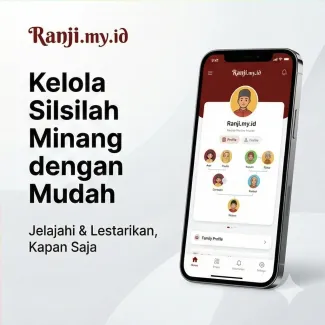 Aplikasi Silsilah Keluarga Minangkabau (Matrilineal) berbasis kolaborasi komunitas