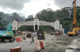 Suasana terkini kondisi jalan Lembah Anai. (Foto: Ist)