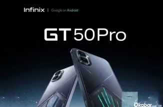 Desain Infinix GT 50 Pro tampil futuristik dengan pipeline window transparan dan fitur shoulder trigger canggih untuk pengalaman gaming maksimal. (Foto: Ist)