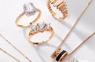 Ilustrasi emas perhiasan dengan berbagai kadar karat yang mengalami harga stabil di pasar pada Senin (6/4/2026). (Foto: Ist)