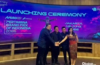 Suasana acara peluncuran resmi MotoGP Pertamina Grand Prix of Indonesia 2026 di Jakarta, Kamis (18/6/2026). (Foto: Ist)