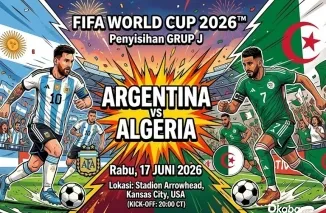 Kapten Argentina, Lionel Messi, beraksi dalam sesi latihan bersama rekan setimnya jelang laga pembuka Grup J Piala Dunia 2026 melawan Aljazair di Stadion Kansas City. (Foto: Ist)