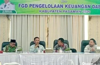 Suasana kegiatan High Level Meeting TP2DD Kabupaten Pasaman, Kamis (18/6/2026). (Foto: Ist)