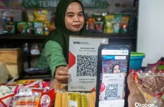 Gubernur Bank Indonesia Perry Warjiyo memaparkan data kinerja sistem pembayaran digital nasional pada Kuartal II-2026, Rabu (22/7/2026). (Foto: Ist)