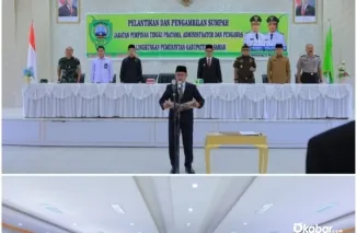 Bupati Pasaman Welly Suhery Lantik 120 Pejabat Pemerintah Kabupaten Pasaman