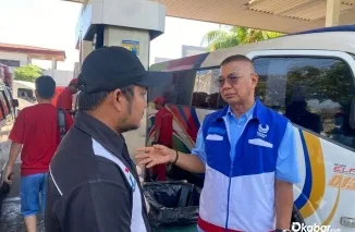 Ketua Hiswana Migas Sumbar, Ridwan Hosen menegaskan stok aman dan antrean hanya sementara akibat hambatan distribusi. (Foto: Ist)