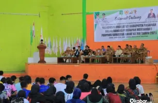 400 Atlet Pasaman Ikuti Tes Fisik, Welly Suhery Dukung Atlet Pasaman,