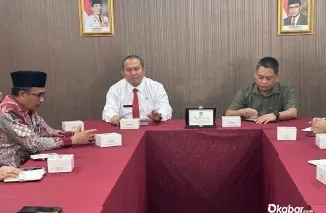 Suasana Rapat Koordinasi Penanganan Terpadu Anak yang Berhadapan dengan Hukum (ABH) terkait kasus MAN 3 Padang, yang diselenggarakan Badan Kesbangpol Provinsi Sumatera Barat di Padang, Kamis (16/7/2026). (Foto: Ist)