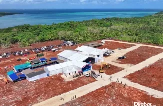 Presiden Prabowo Subianto saat memulai secara resmi peletakan batu pertama (groundbreaking) Proyek Strategis Nasional LNG Abadi Masela, Kamis (16/7/2026). (Foto: Ist)