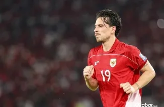 Gelandang Timnas Indonesia Thom Haye saat memberikan pernyataan menjelang Piala AFF. (Foto: Ist)