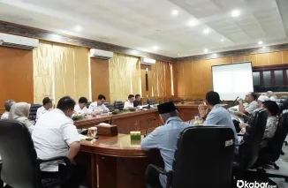 Rapat Koordinasi Evaluasi Program Unggulan dan Strategis Daerah di Aula Eksekutif, Rabu (2/9/2026). (Foto: Ist)