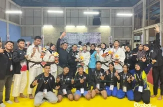 Judo Pasaman tampil memukau di Porprov XVI Sumbar. (Foto: Ist)